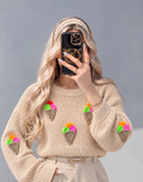 کراپ بافت پینترستی طرح بستنی
