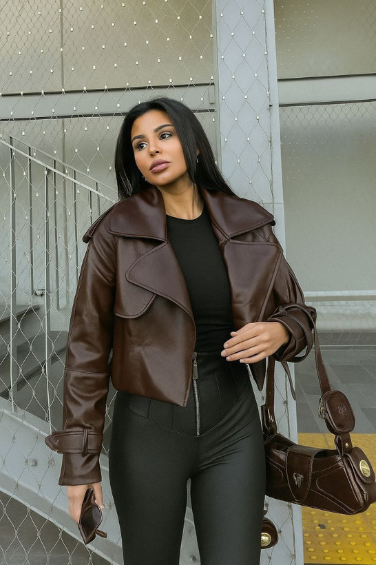 کت چرم شیک و کاربردی ترند۲۰۲۶